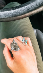 Load image into Gallery viewer, CUSTOM ORDER Turquoise Butterfly Ring
