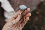 Load image into Gallery viewer, Rainbow Moonstone Mini Hair Fork
