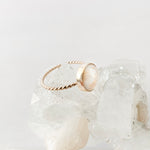 Load image into Gallery viewer, Gold Dainty Round Ring
